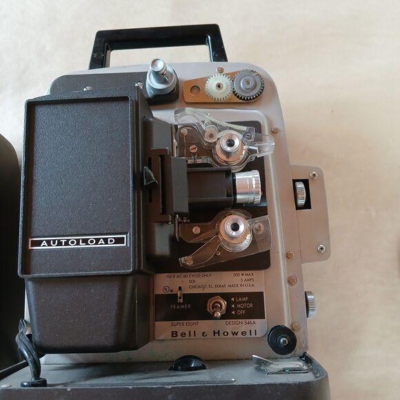 Vintage Bell & Howell Model 346A Autoload Super 8mm Projector 346A - Picture 3 of 4